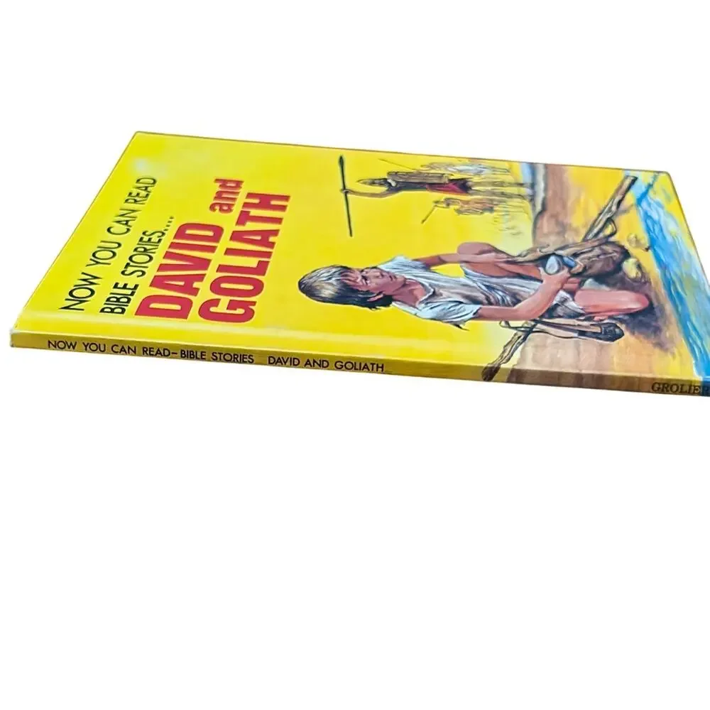 Vintage 1983,Now You Can Read Bible Stories-David & Goliath By Elaine Ife, Hard